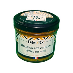 Houmous de carottes au miel